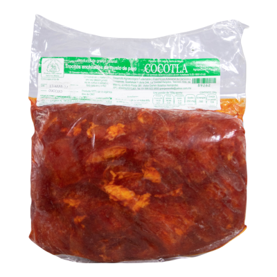 Trocitos de pavo enchilado 500gr (Cocotla)