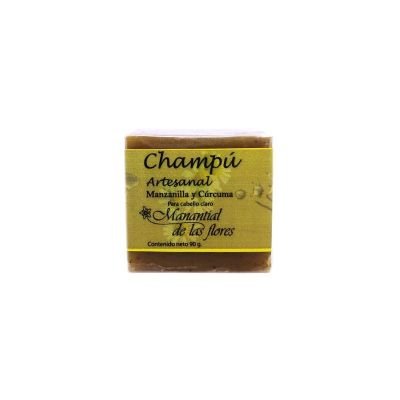 Shampoo manzanilla barra 90gr (Manantial)